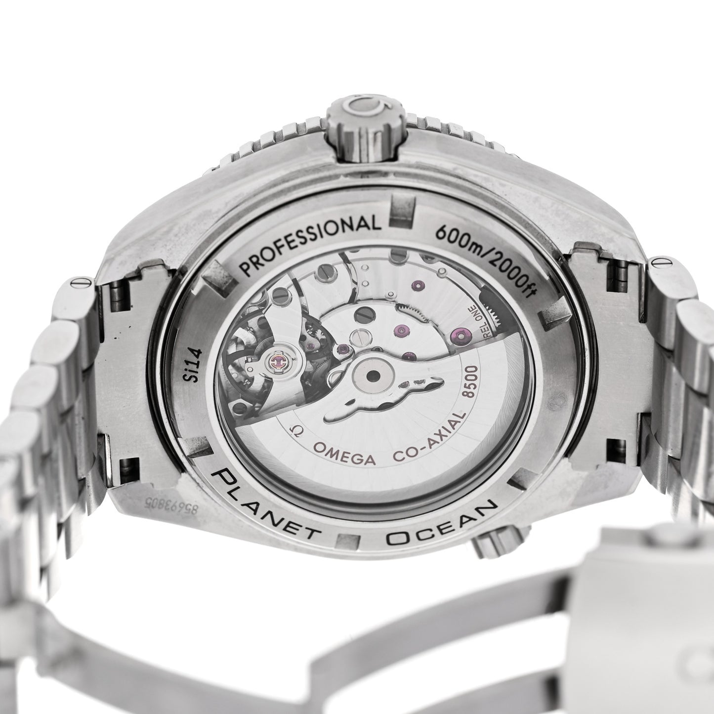 Stainless Steel 45.5mm Seamaster Planet Ocean Automatic Watch Black 232.30.46.21.01.001