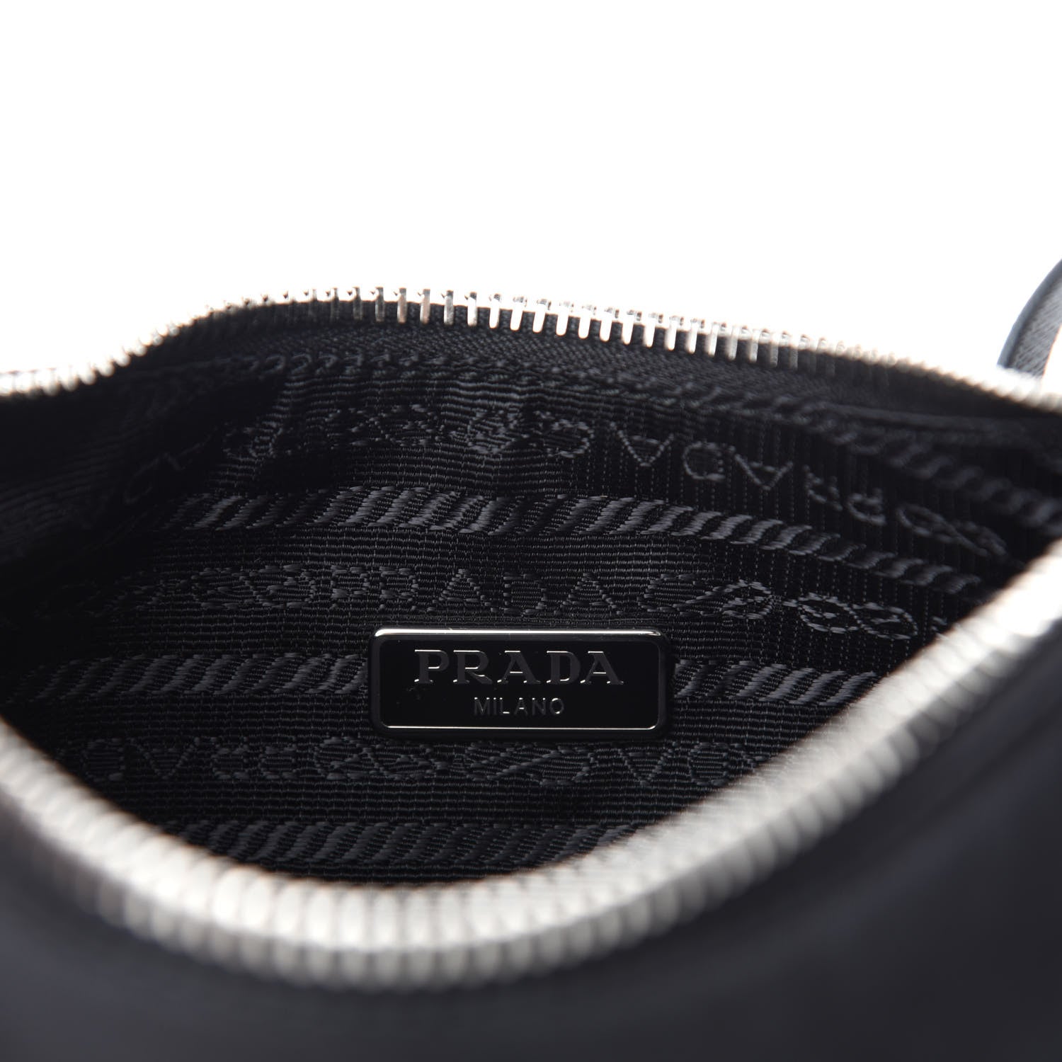 Prada Nylon Re-Edition 2005 Shoulder Bag Black 8 of 10