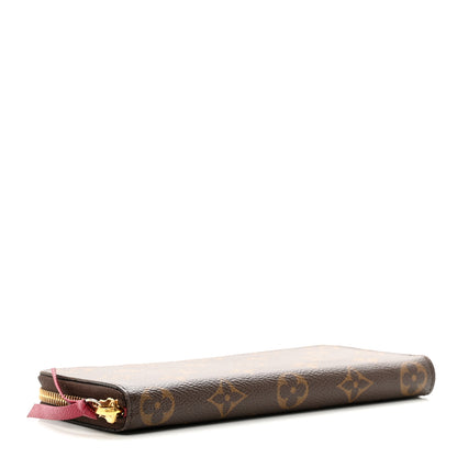 Louis Vuitton Monogram Clemence Wallet Fuchsia 4 of 8