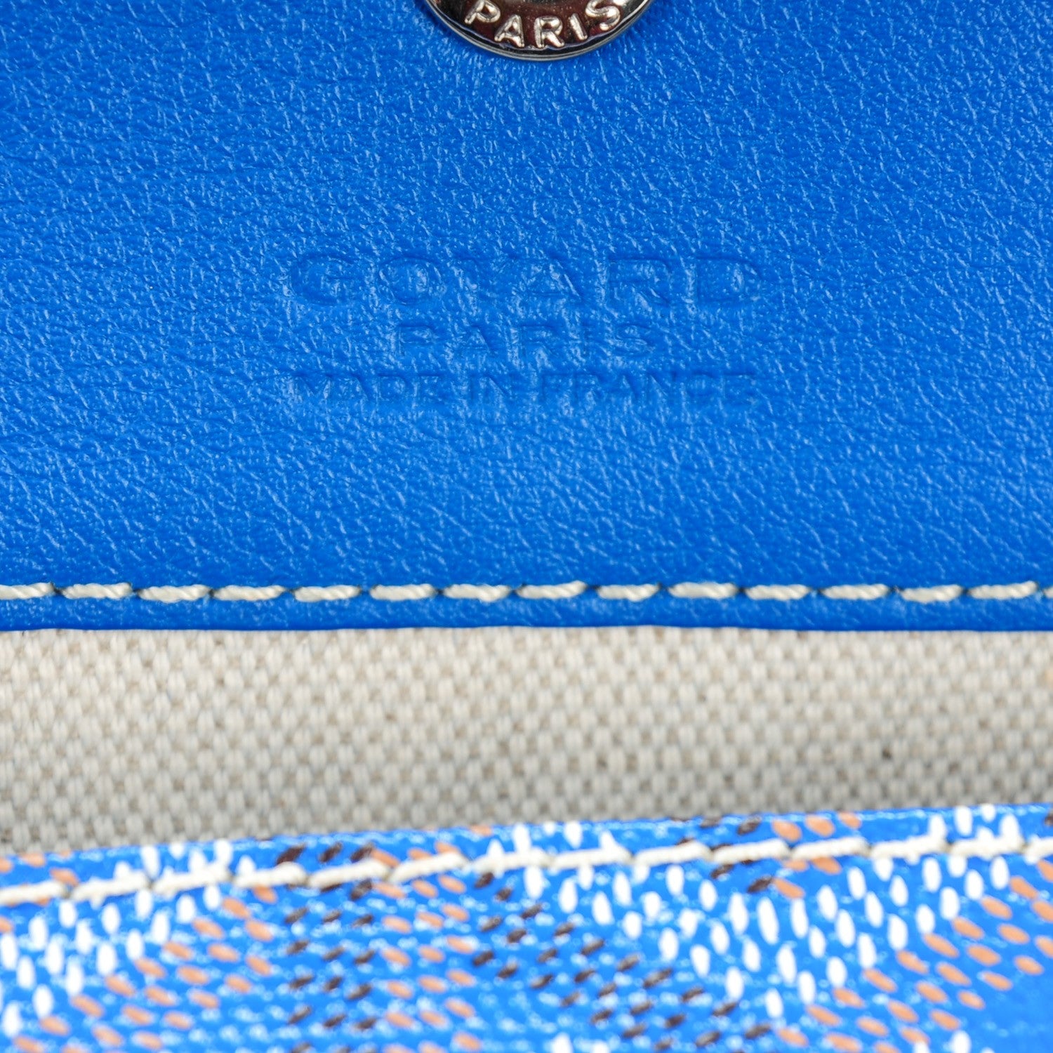 Goyard Goyardine Saint Louis GM Sky Blue 7 of 9