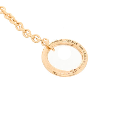 Hermes 18K Rose Gold Diamond TPM Vertige Coeur Bracelet ST 3 of 4