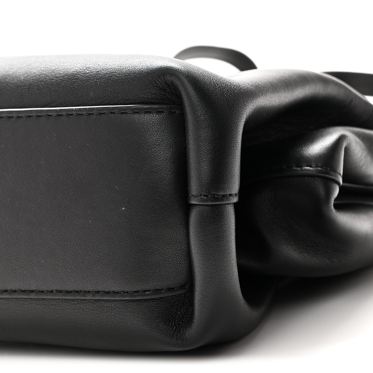 Bottega Veneta Calfskin Small The Point Triangle Bag Black 9 of 9