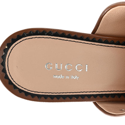 Gucci Malaga Kid Janaya 150mm Platform Sandals 39.5 Cuir 7 of 9