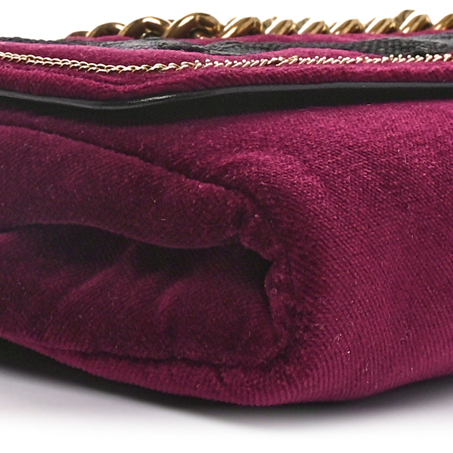 Velvet Luxembourg Clutch Burgundy