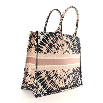 Christian Dior Canvas Embroidered Tie Dye Large Book Tote Multicolor 3 of 9