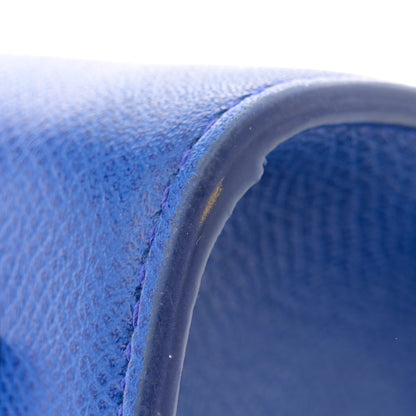 Salvatore Ferragamo Hammered Calfskin Small The Studio Box Bag Lapis Lazuli 11 of 11