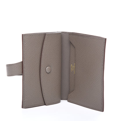 Hermes Epsom Mini Bearn Wallet Etain 4 of 7