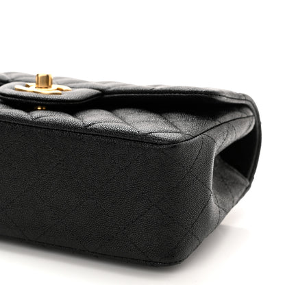 Chanel Caviar Quilted Mini Top Handle Rectangular Flap Black 10 of 11