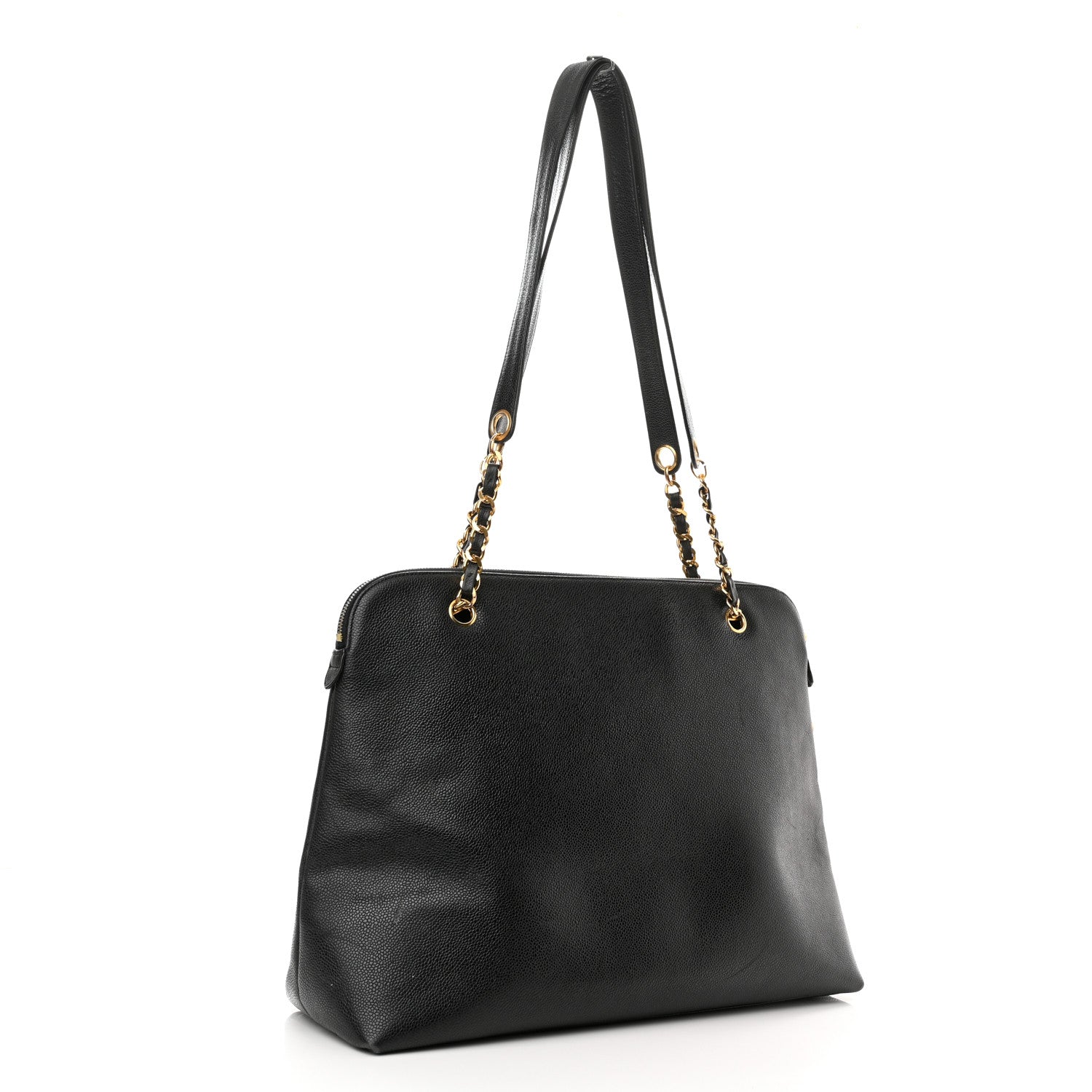 Chanel Caviar CC Shopper Tote Black 2 of 12