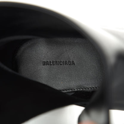 Balenciaga Sheepskin Typo Ankle Booties 39.5 Black 9 of 10