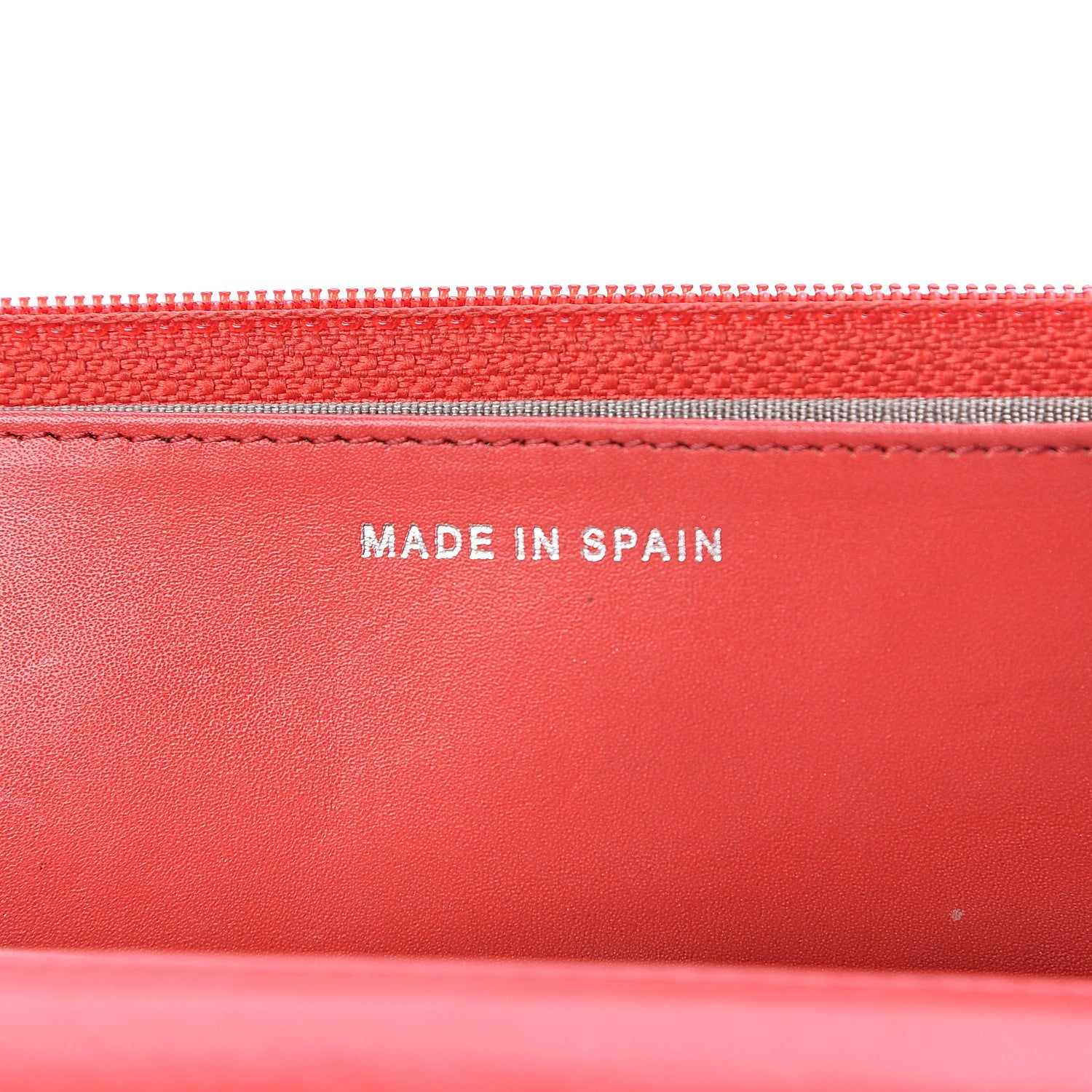 Chanel Caviar Timeless CC Wallet On Chain WOC Light Red 7 of 21