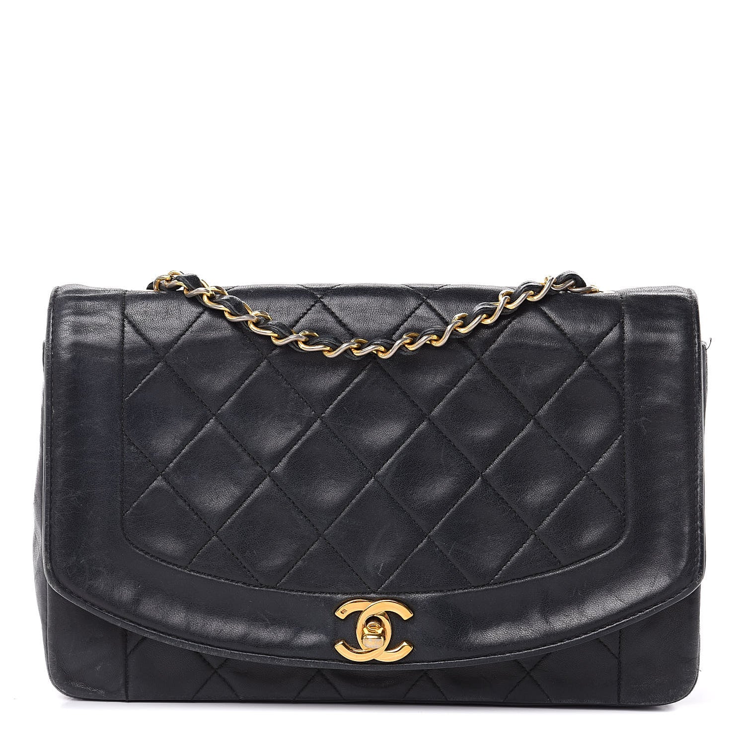 Chanel Lambskin Quilted Small Single Flap Black 1 of 21