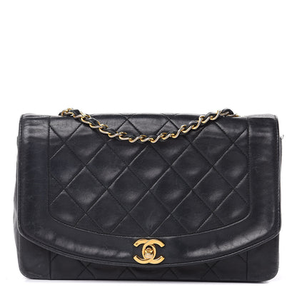 Chanel Lambskin Quilted Small Single Flap Black 1 of 21