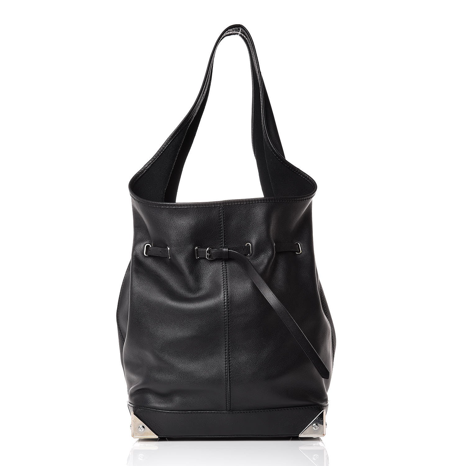 Alexander Wang Calfskin Robyn Drawstring Hobo Black 3 of 15