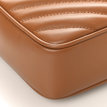 Saint Laurent Calfskin Matelasse Monogram Lou Camera Bag Cinnamon 7 of 8