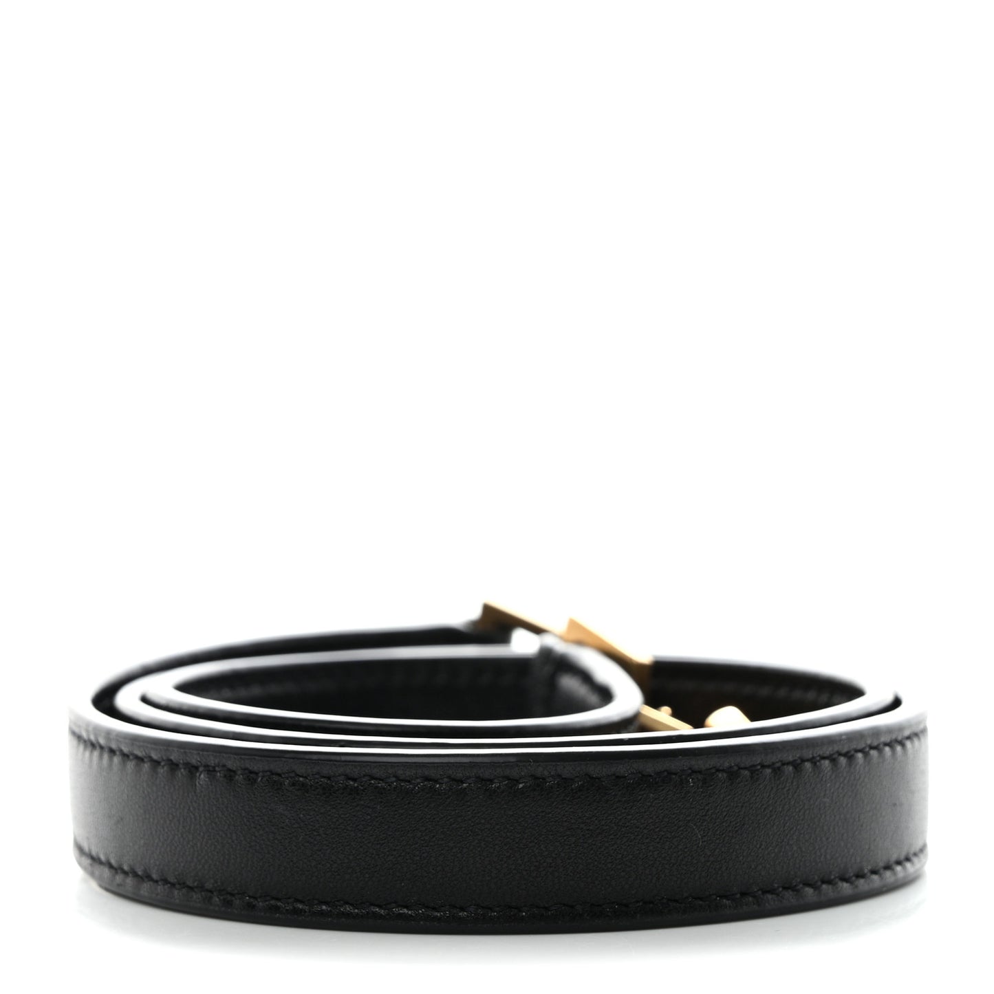 Calfskin Shoulder Strap Black