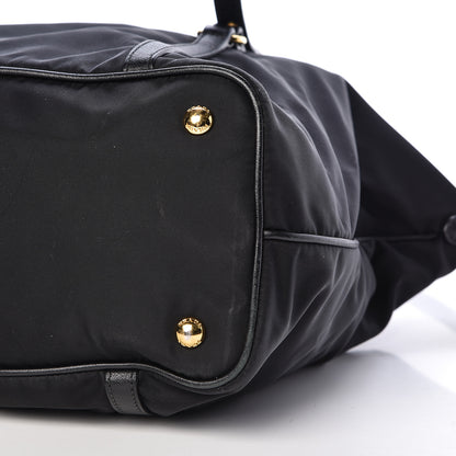 Prada Tessuto Nylon Saffiano Tote Black 6 of 12