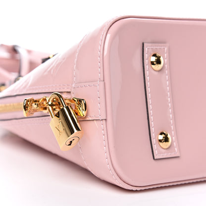 Louis Vuitton Vernis Flowers Alma BB Rose Ballerine 7 of 8