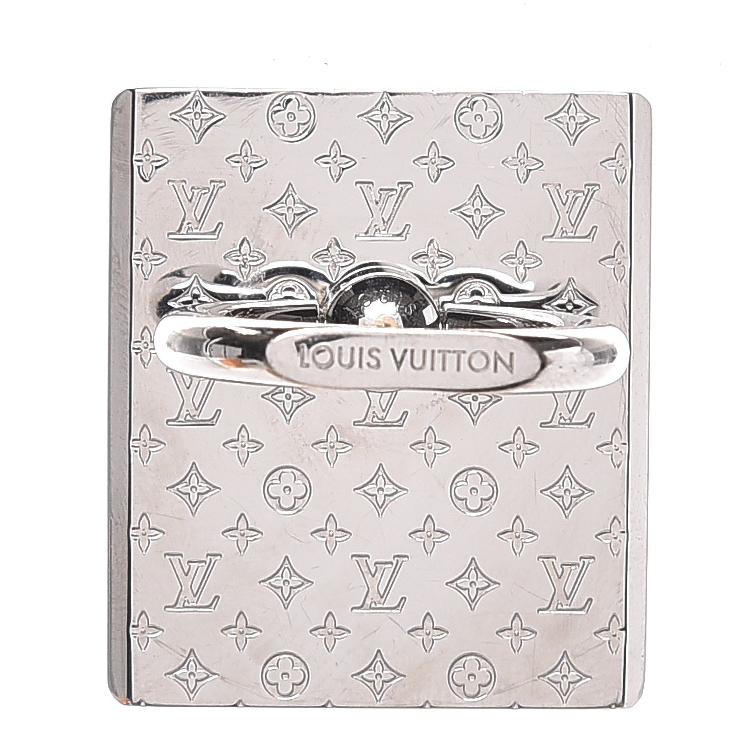 Louis Vuitton Nanogram Phone Ring Holder Silver 5 of 8