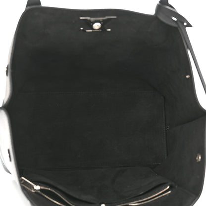 Louis Vuitton Calfskin Lockme Go Tote Black 5 of 10
