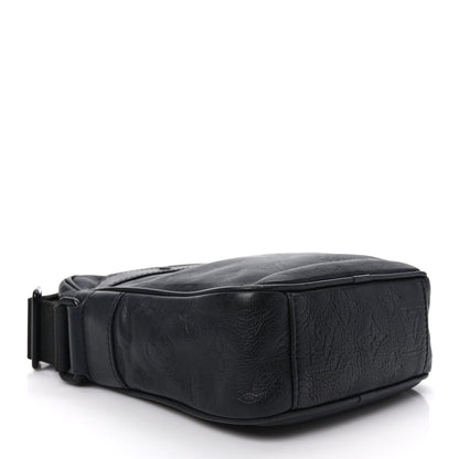 Louis Vuitton Calfskin Monogram Shadow Danube PM Black 4 of 10