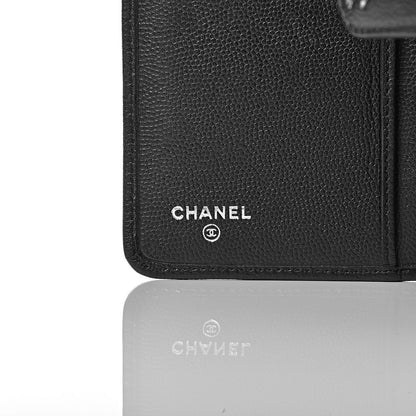 Chanel Caviar Sevruga Zip Pocket Wallet Black 6 of 9