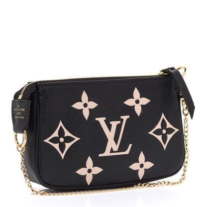 Louis Vuitton Empreinte Monogram Giant Mini Pochette Accessories Black 4 of 7
