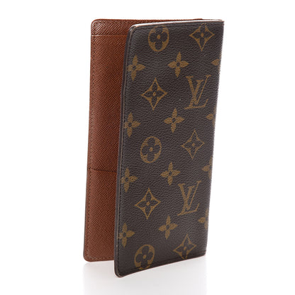 Louis Vuitton Monogram Porte Valeurs Checkbook Wallet 3 of 12