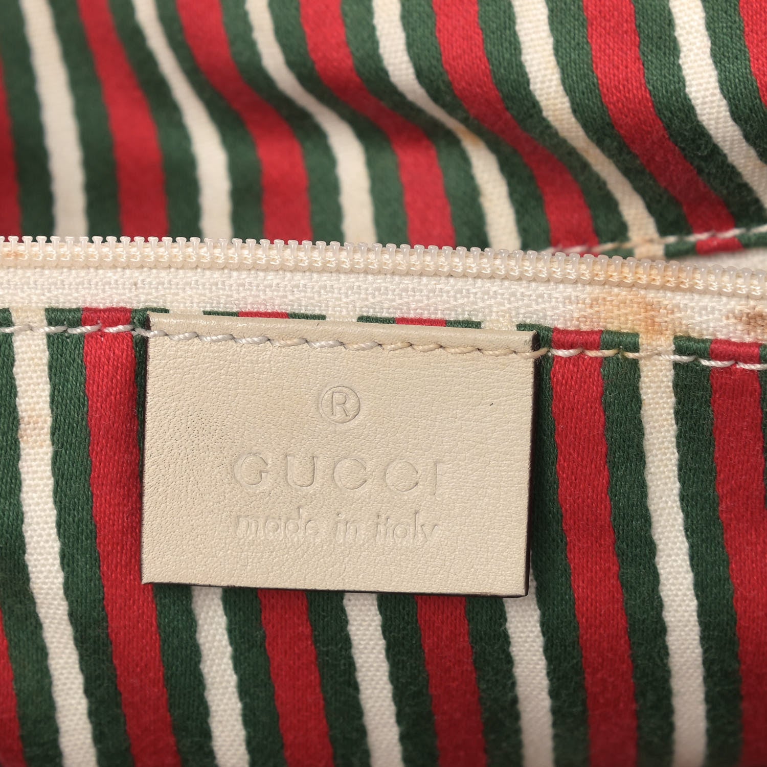 Gucci Monogram Medium New Britt Tote Off White 6 of 9