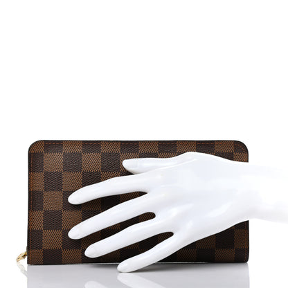 Louis Vuitton Damier Ebene Porte-Monnaie Zippy Wallet 2 of 8