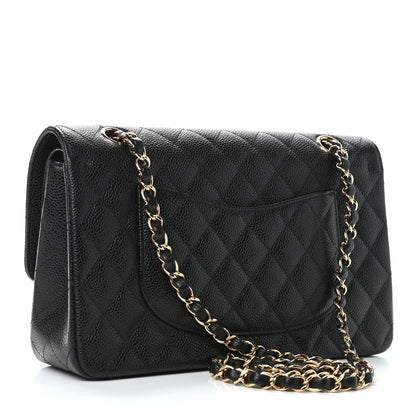 Chanel Caviar Quilted Medium Double Flap Black 3 of 9
