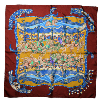 Hermes Silk Tournez Manege Scarf 90 1 of 5