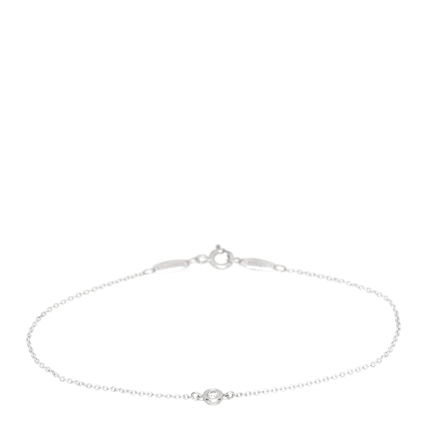 Sterling Silver Diamond .05ct Elsa Peretti Diamonds by the Yard Bracelet