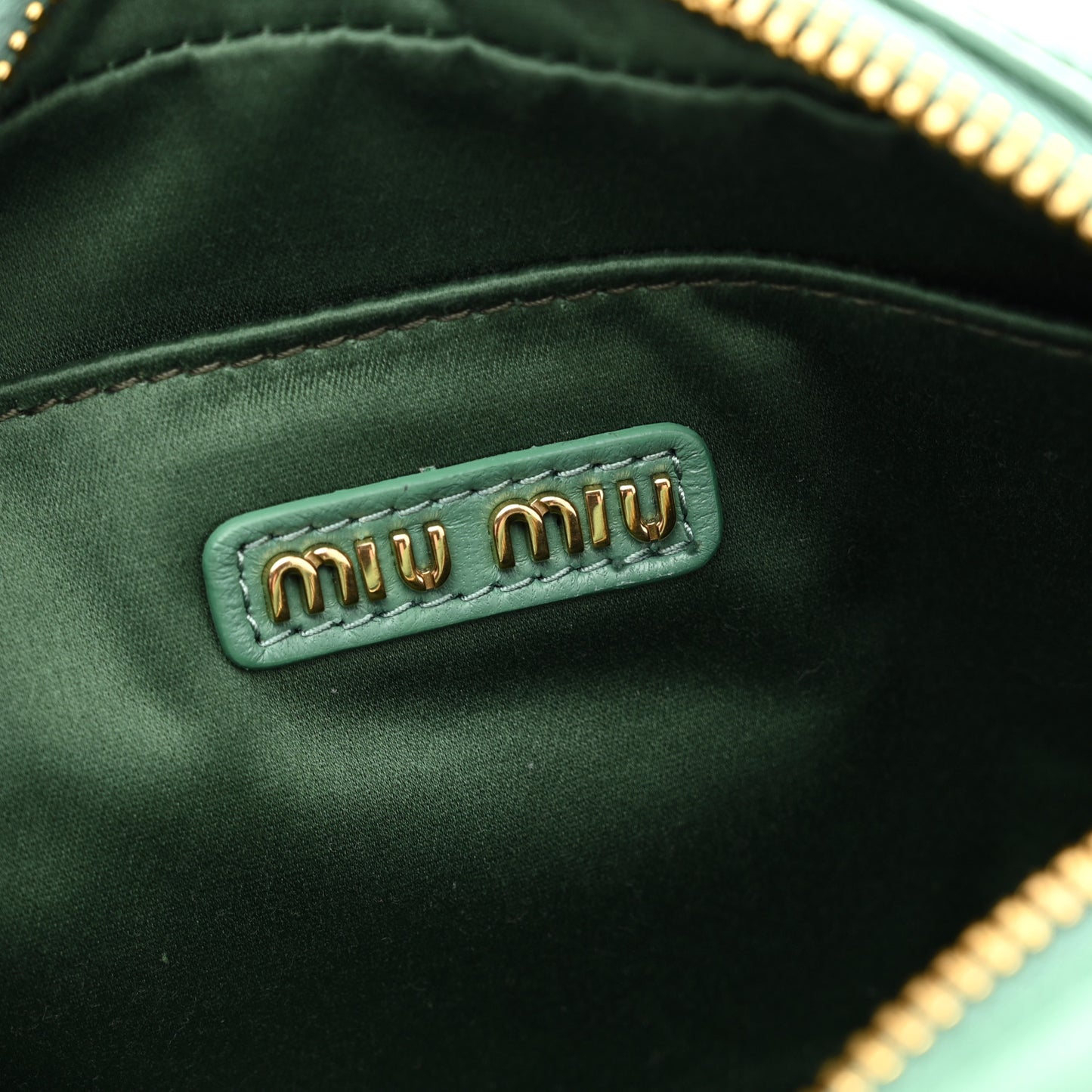 Nappa Matelasse Small Arcadie Green