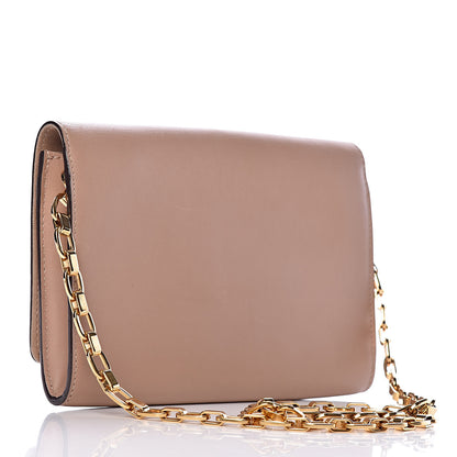 Louis Vuitton Calfskin Chain Louise GM Nude 3 of 15