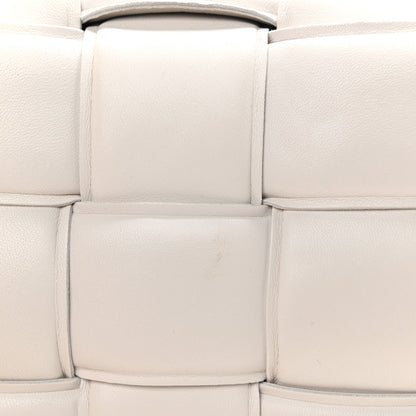 Bottega Veneta Lambskin Maxi Intreccio Padded Chain Cassette Crossbody Bag White 13 of 13
