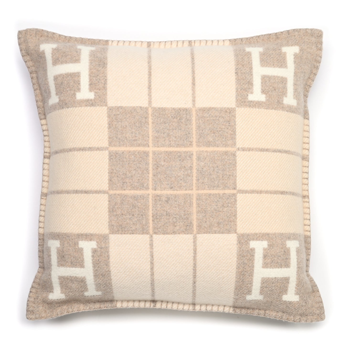 Wool Cashmere Avalon III Pillow PM Coco Camomille