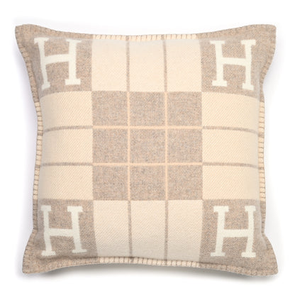 Hermes Wool Cashmere Avalon III Pillow PM Coco Camomille 1 of 3