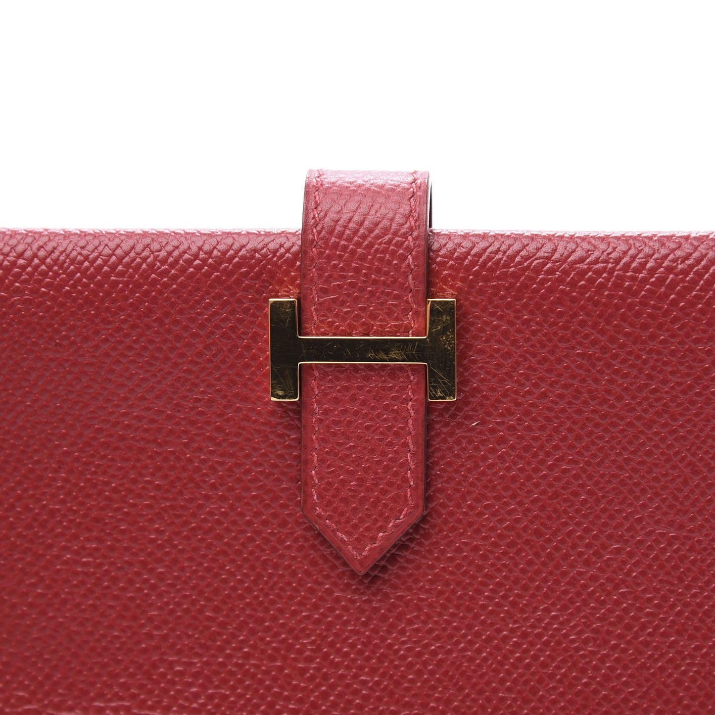 Courchevel Bearn Gusset Wallet Rouge Vif