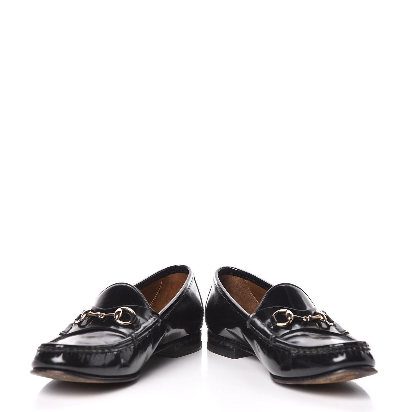 Regent Calfskin Womens 1953 Horsebit Loafers 38.5 Black