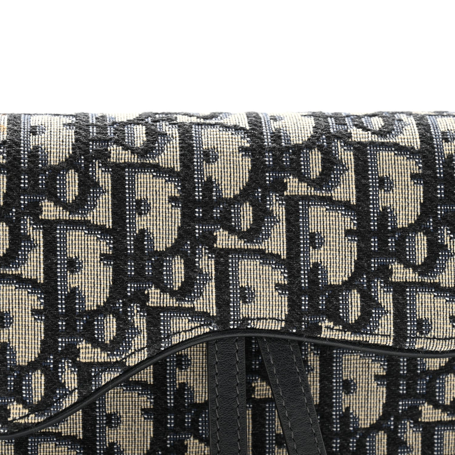 Christian Dior Oblique Saddle Belt Bag Blue 8 of 11