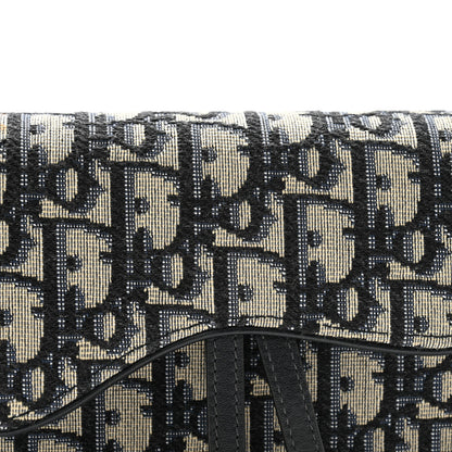 Christian Dior Oblique Saddle Belt Bag Blue 8 of 11