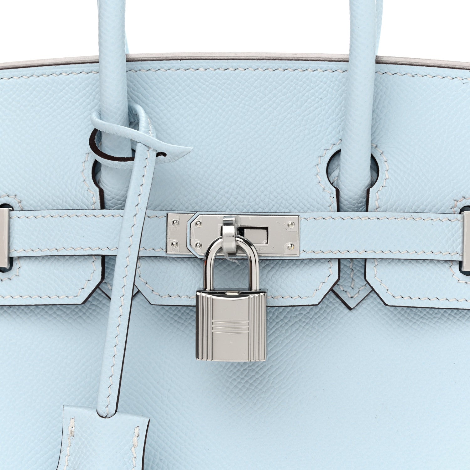 Hermes Epsom Birkin Sellier 25 Bleu Brume 8 of 11
