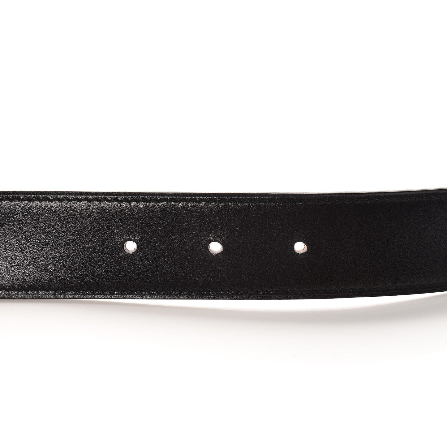 Box Togo 32mm Guilloche H Belt 90 Black Gold