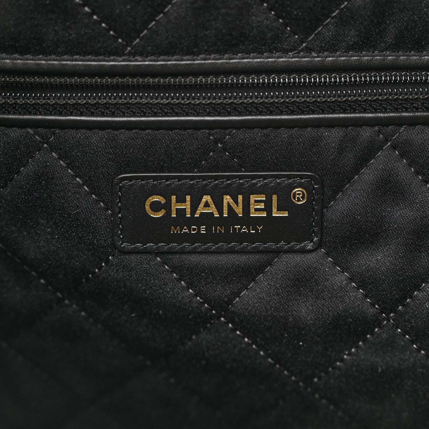 Chanel Shiny Calfskin Quilted Chanel 22 Black 7 of 11