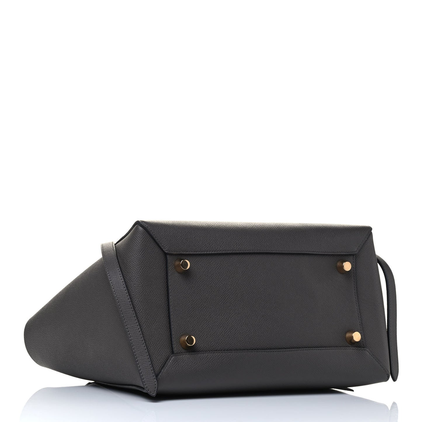 Grained Calfskin Mini Belt Bag Grey