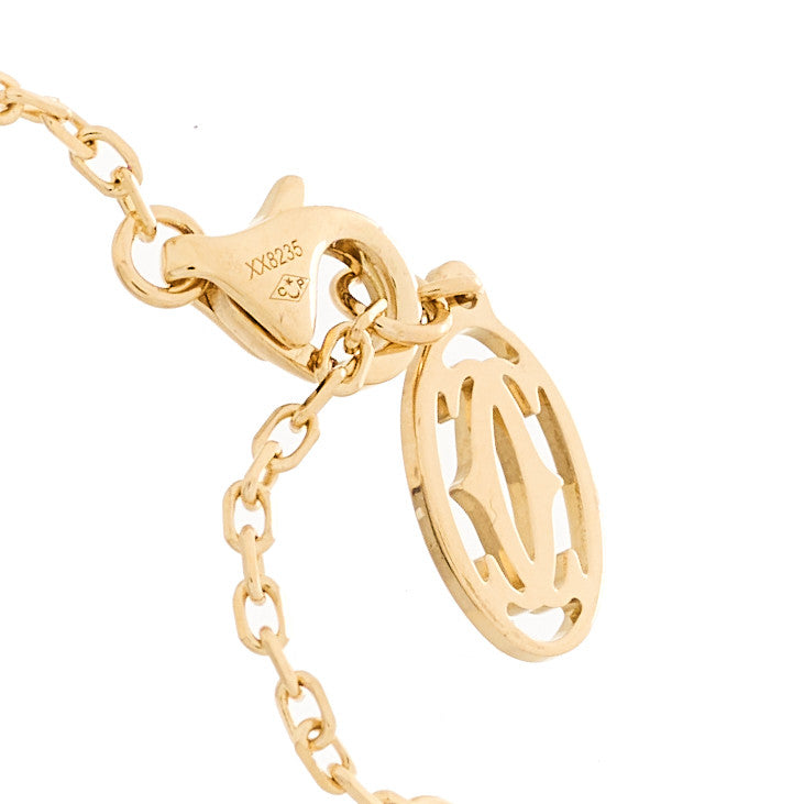 18K Yellow Gold Diamond SM D'Amour Bracelet