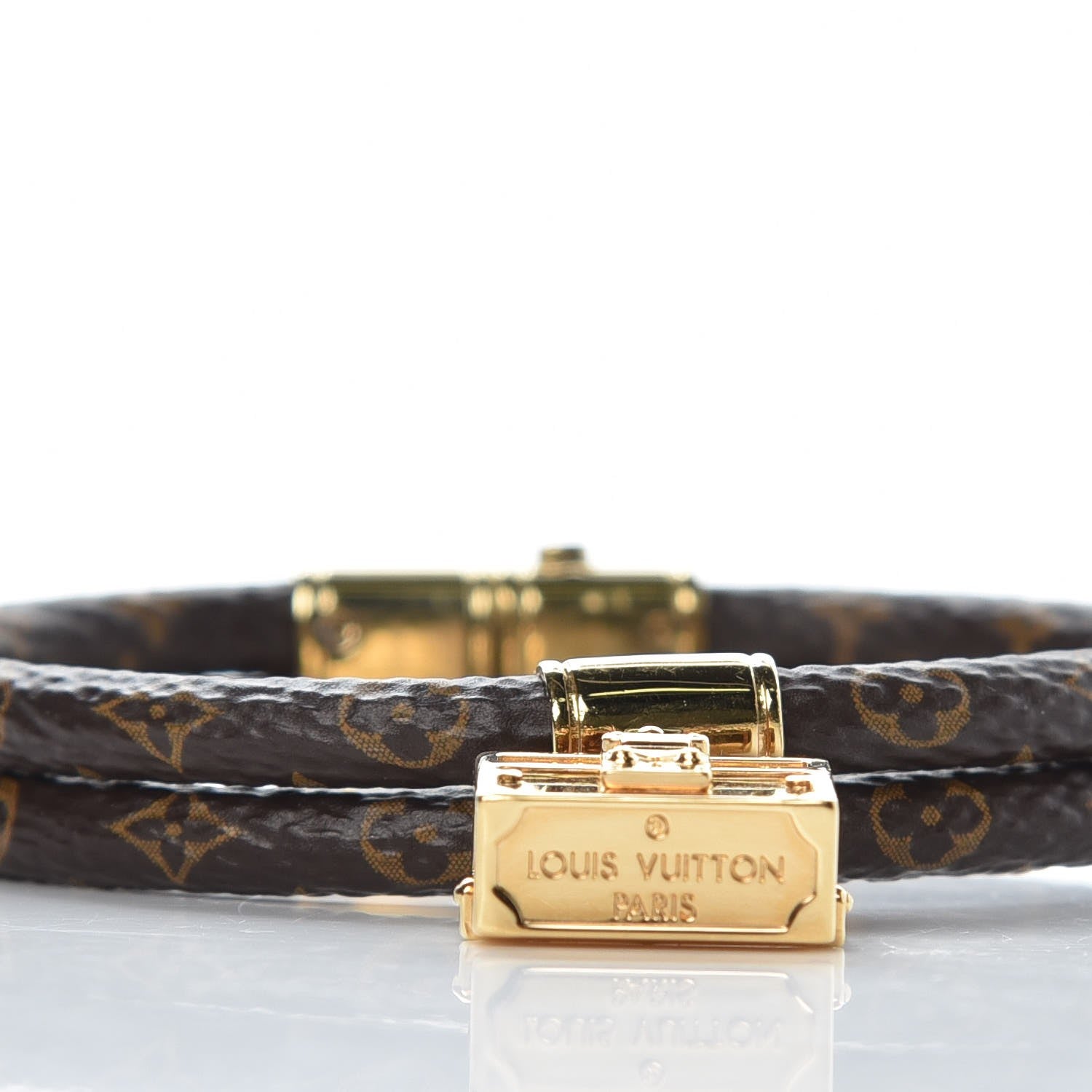 Louis Vuitton Monogram Petit Malle Bracelet 17 5 of 6