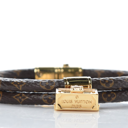 Louis Vuitton Monogram Petit Malle Bracelet 17 5 of 6