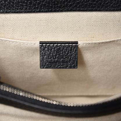 Gucci Dollar Calfskin Crystal Web Medium Dionysus Bamboo Top Handle Bag Black Black Diamond 7 of 10